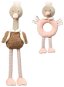 Babyono Educational plush toy McKNOX ostriches - 2 pcs 0m+ - Soft Toy