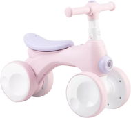 Balance Bike MoMi TOBIS s bublinami růžové - Odrážedlo