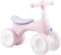 Balance Bike MoMi TOBIS s bublinami růžové - Odrážedlo