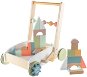 ZOPA Wooden cart with blocks Wood - Baby Walker