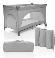 Travel Bed ZOPA Folding cot Lely Silver Grey - Cestovní postýlka