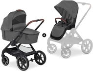 HAUCK Sada 2 v 1 Kočík Walk N Care Air Dark Grey - Kočík