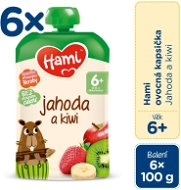 Hami Strawberry and kiwi 6×100 g - Meal Pocket