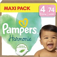 PAMPERS Harmonie Baby veľkosť 4 (74 ks) - Jednorazové plienky