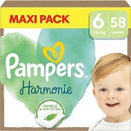 PAMPERS Harmonie Baby veľkosť 6 (58 ks) - Jednorazové plienky