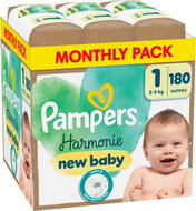 PAMPERS Harmony Baby size 1 (180 pcs) - Disposable Nappies