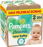 Pampers Harmonie Baby 2 (204 db) - Eldobható pelenka