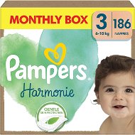 PAMPERS Harmonie Baby veľkosť 3 (186 ks) - Jednorazové plienky