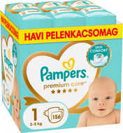 Pampers Premium Care 1 (156 db) - Eldobható pelenka