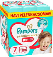 Bugyipelenka Pampers Premium Care Pants 7 (80 db) - Plenkové kalhotky