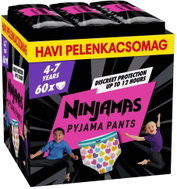 Pampers Ninjamas Pyjama Pants Szívecskék 4 - 7 év (60 db) - Bugyipelenka