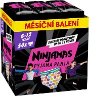 PAMPERS Ninjamas Pyjama Pants Srdiečka 8 – 12 rokov (54 ks) - Plienkové nohavičky