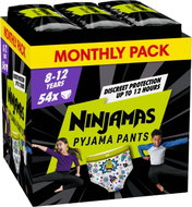 PAMPERS Ninjamas Pyjama Pants Spaceships 8 - 12 years (54 pcs) - Nappies