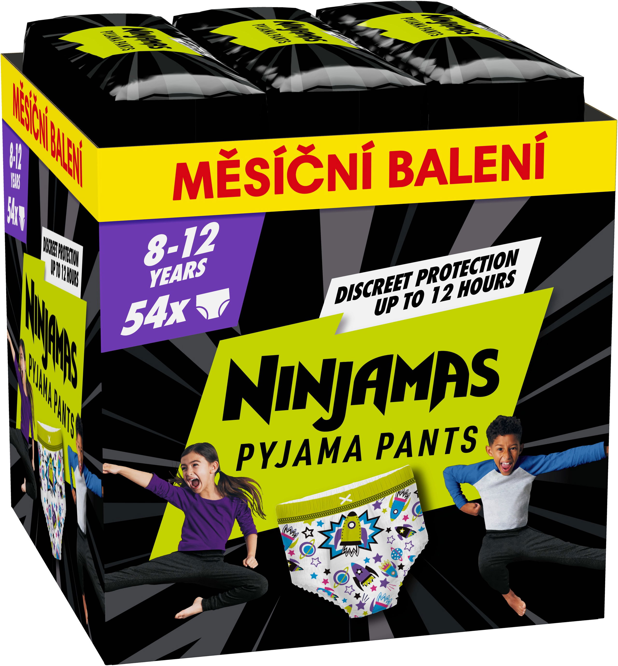 Pampers Ninjamas Pyjama Pants Kosmické Lodě 8 12 Let 54 Ks Za 739