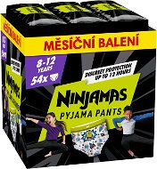 PAMPERS Ninjamas Pyjama Pants Kozmické lode 8 – 12 rokov (54 ks) - Plienkové nohavičky