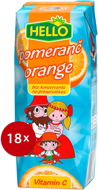 HELLO Mini Pomeranč 18× 250 ml - Nápoj