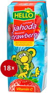 HELLO Mini Jahoda 18× 250 ml - Nápoj