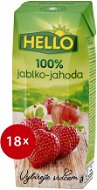 HELLO 100% Jablko-Jahoda 18× 250 ml - Juice