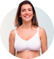 Carriwell Original bílá - Nursing Bra