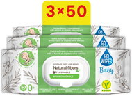 GoWipes with organic olive extract 3×50 pcs (150 pcs) - Wet Wipes