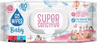 GoWipes Super Sensitive 60 ks  - Baby Wet Wipes