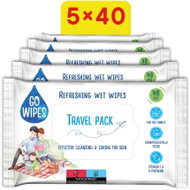 GoWipes Refreshing Wet Wipes 5×40 (200 pcs) - Wet Wipes