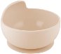 Canpol babies szilikon, tapadókorongos tányér - 330ml, krémszínű - Gyerektányér