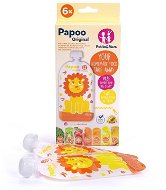 PETITE&MARS kapsička na jídlo Papoo Lev - 6 × 150 ml - Baby food pouch