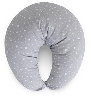 CEBA Huggy Basic Grey Stars 150 × 60 × 37 cm - Nursing Pillow