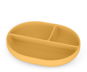 PETITE&MARS Talířek silikonový oválný Take&Match Intense Ochre  - Gyerek tányér