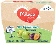 MILUPA Frutapura 100% alma- szilva gyümölcspép 6 hónapos kortól 4 × 100 g - Bébiétel
