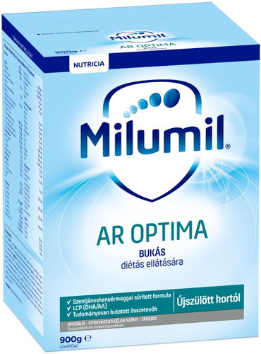 MILUMIL AR Optima speciális gyógyászati célra szánt élelmiszer 0 hónapos kortól 900 g - Baby Formula - Main image