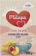 MILUPA Finom falatok gyümölcskaland tejpép 6 hónapos kortól 225 g - Tejpép