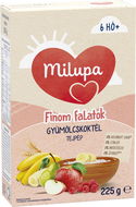 MILUPA Finom falatok gyümölcskoktél tejpép 6 hónapos kortól 225 g - Tejpép
