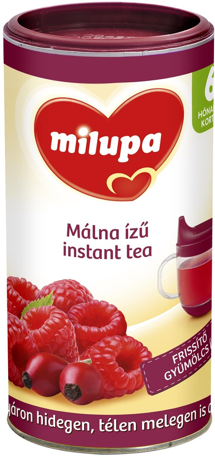 MILUPA instant tea málna ízű 6 hónapos kortól 200 g