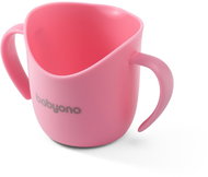 BabyOno Ergonomic training cup 120 ml, pink - Baby cup