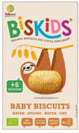 BELKORN Biskids Organic children's wholemeal oat biscuits without added sugar 120 g - Children's Cookies