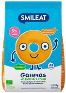 SMILEAT Bio špaldové sušenky s jablečnou šťávou a extra panenským olivovým olejem 220 g - Sušenky pro děti