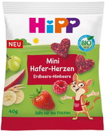 HIPP Bio Mini zabszívek epres-málnás 40g - Gyerek snack