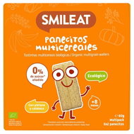 SMILEAT Organic first teeth wafers banana and pumpkin gluten free with vitamin B1 60g - Crisps for Kids