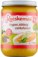 KECSKEMÉTI Vegyes zöldség csirkehússal 190 g - Baby Food