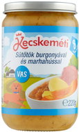 KECSKEMÉTI Sütőtök burgonyával és marhahússal 220 g - Baby Food