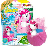 Bomba do koupele CRAZE Inkee s překvapením Plážový jednorožec - Bomba do koupele