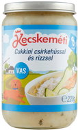 KECSKEMÉTI Cukkini csirkehússal és rizzsel 220 g - Baby Food