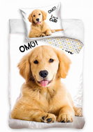 TIPTRADE Štěňátko zlatý retrívr 140 × 200 cm - Dětské povlečení
