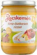 KECSKEMÉTI Alma-őszibarack rizzsel 190g - Bébiétel