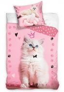 TIPTRADE Kočička princezna 140 × 200 cm - Dětské povlečení