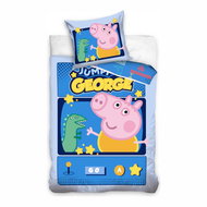 TIPTRADE Prasátko Peppa George Jumping Game 140 × 200 cm - Dětské povlečení