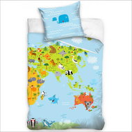 TIPTRADE Animal map 140 × 200 cm - Bed Linen