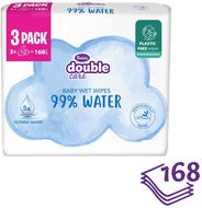 VIOLETA Double Care popsitörlő (3 × 56 darab) - Popsitörlő